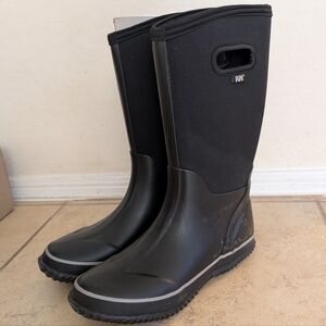 WTW Mid Calf Rain Boots for Women Waterproof Insulated Neoprene - Size 6